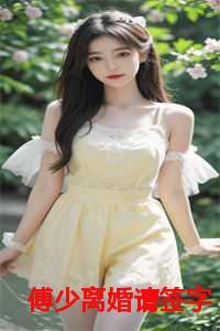 傅少离婚请签字